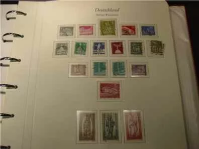 Lot - STAMPS: Housed in two albums, beginner collection of stamps